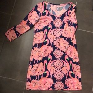 Lilly Pulitzer flamingo dress